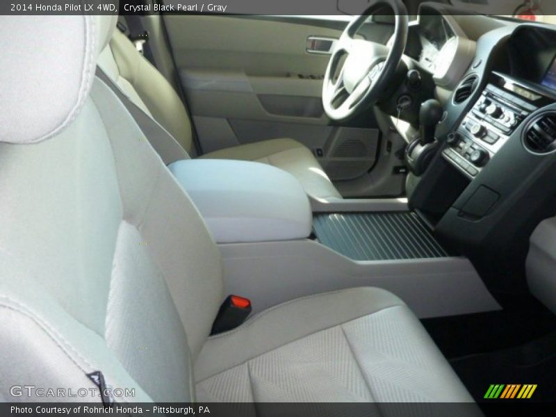 Crystal Black Pearl / Gray 2014 Honda Pilot LX 4WD
