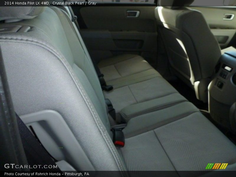 Crystal Black Pearl / Gray 2014 Honda Pilot LX 4WD