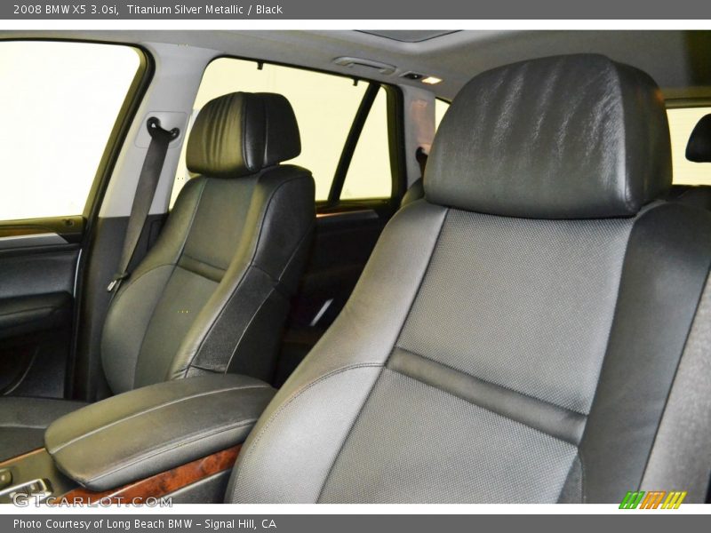 Titanium Silver Metallic / Black 2008 BMW X5 3.0si