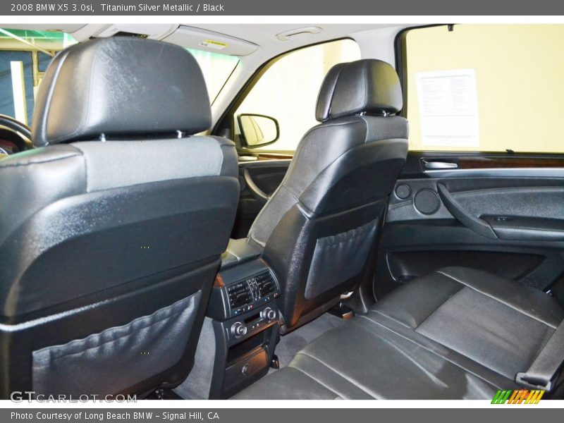 Titanium Silver Metallic / Black 2008 BMW X5 3.0si