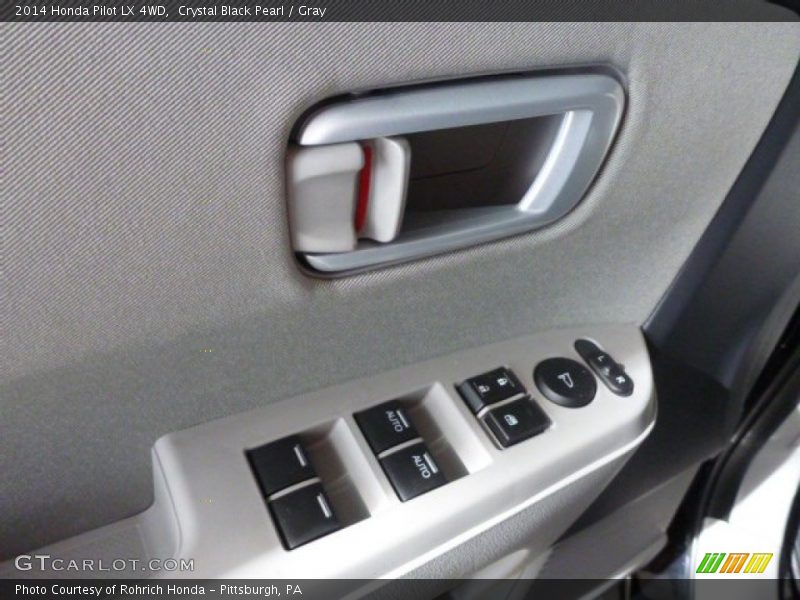 Crystal Black Pearl / Gray 2014 Honda Pilot LX 4WD