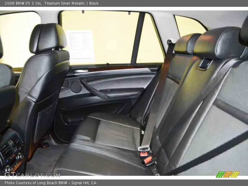 Titanium Silver Metallic / Black 2008 BMW X5 3.0si