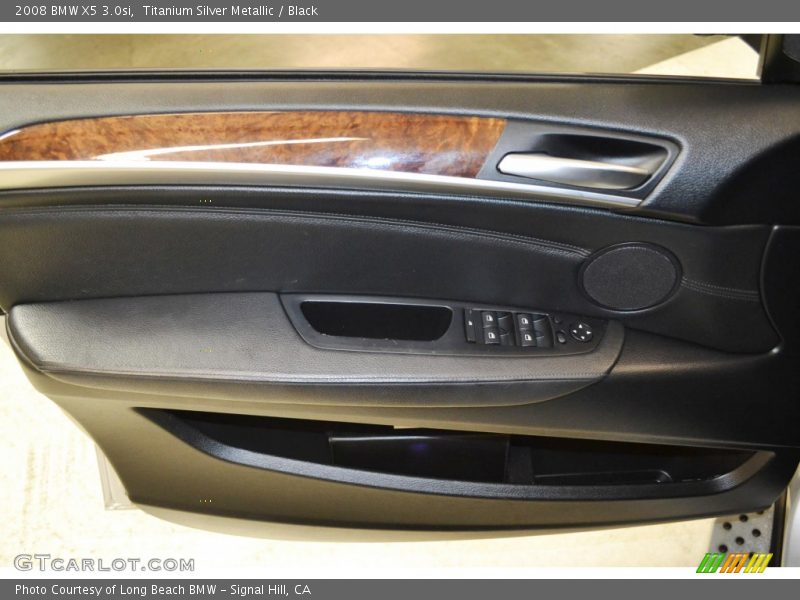 Titanium Silver Metallic / Black 2008 BMW X5 3.0si