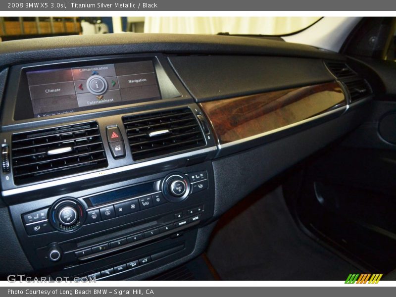Titanium Silver Metallic / Black 2008 BMW X5 3.0si