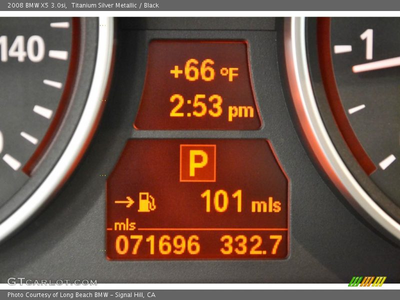 Titanium Silver Metallic / Black 2008 BMW X5 3.0si