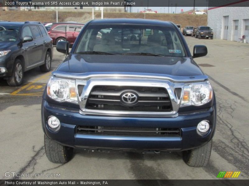 Indigo Ink Pearl / Taupe 2008 Toyota Tacoma V6 SR5 Access Cab 4x4