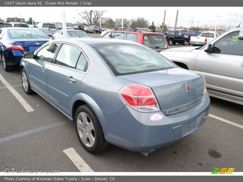 Ocean Mist Metallic / Gray 2007 Saturn Aura XE