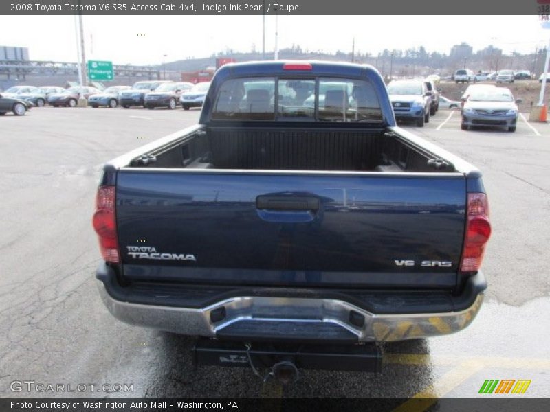 Indigo Ink Pearl / Taupe 2008 Toyota Tacoma V6 SR5 Access Cab 4x4