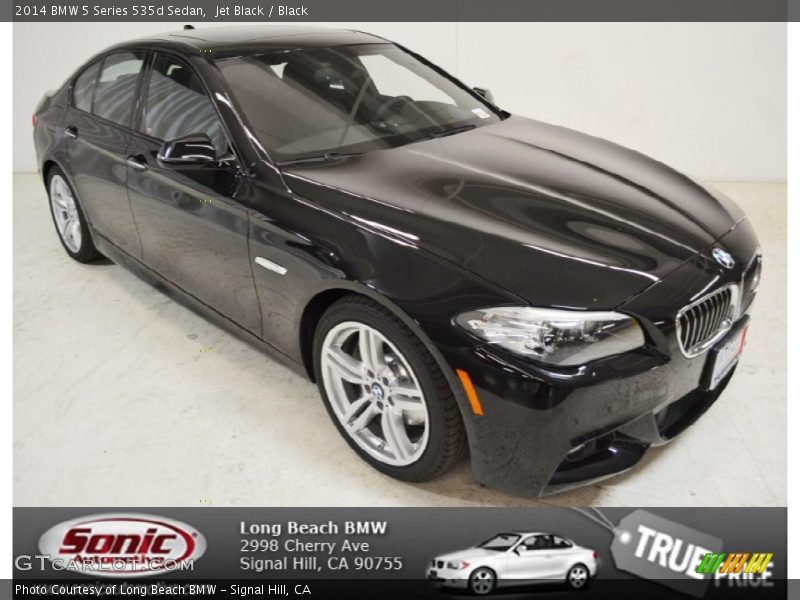Jet Black / Black 2014 BMW 5 Series 535d Sedan