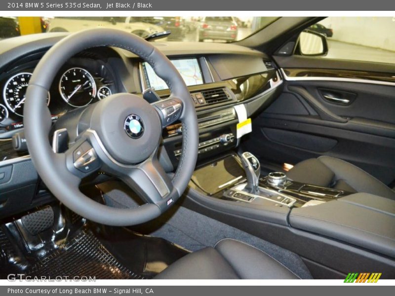 Jet Black / Black 2014 BMW 5 Series 535d Sedan