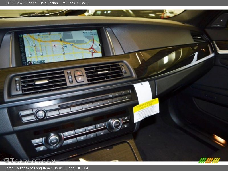 Jet Black / Black 2014 BMW 5 Series 535d Sedan