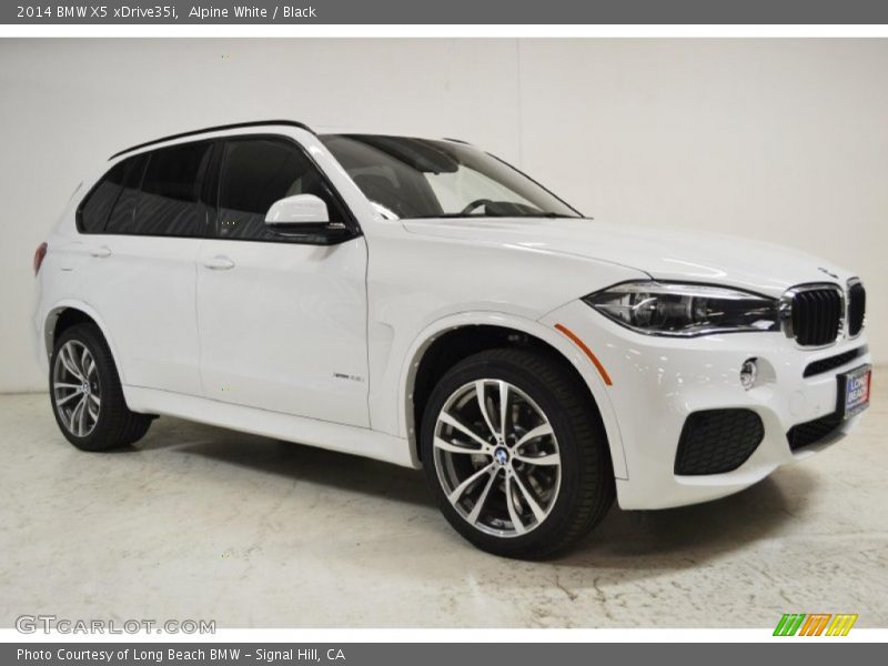 Alpine White / Black 2014 BMW X5 xDrive35i