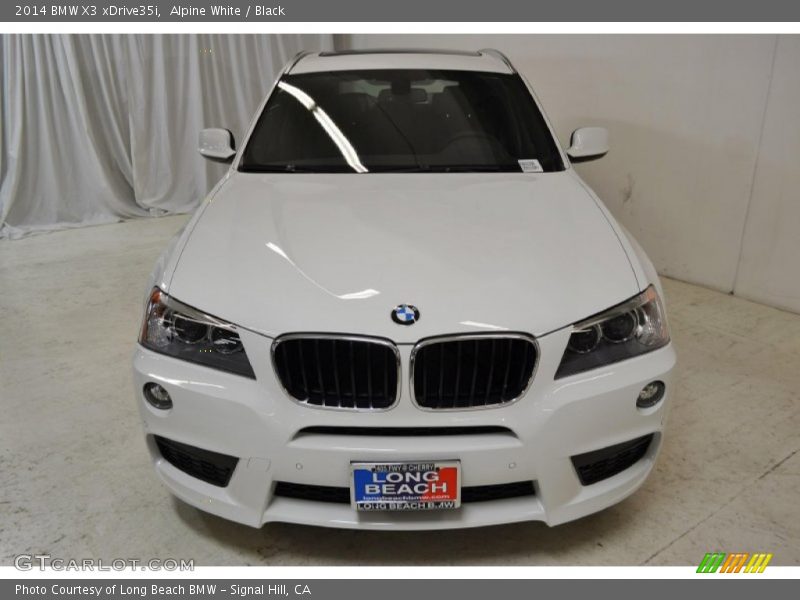 Alpine White / Black 2014 BMW X3 xDrive35i