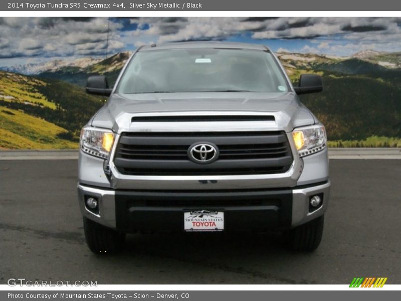 Silver Sky Metallic / Black 2014 Toyota Tundra SR5 Crewmax 4x4