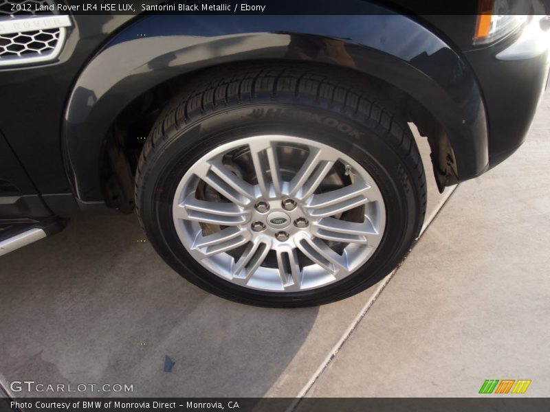 Santorini Black Metallic / Ebony 2012 Land Rover LR4 HSE LUX