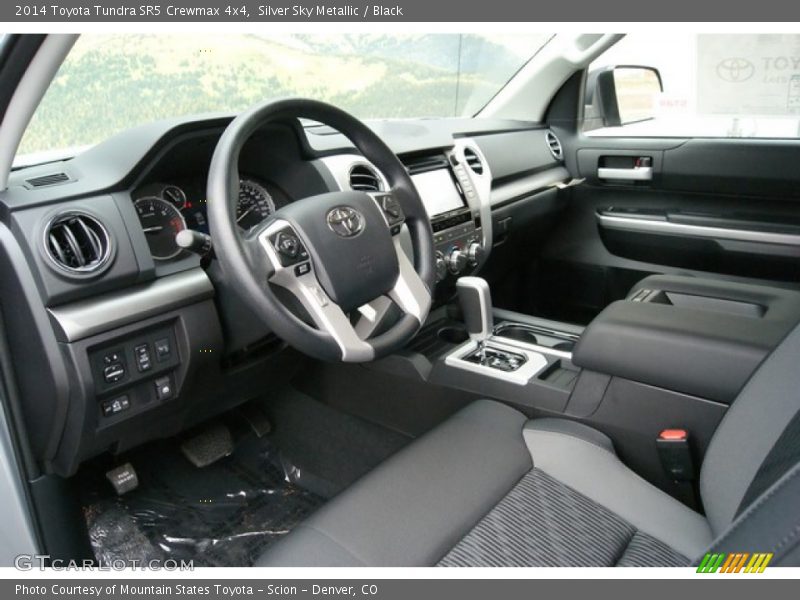 Silver Sky Metallic / Black 2014 Toyota Tundra SR5 Crewmax 4x4