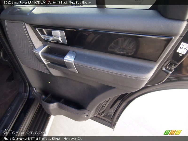 Santorini Black Metallic / Ebony 2012 Land Rover LR4 HSE LUX