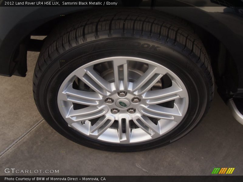 Santorini Black Metallic / Ebony 2012 Land Rover LR4 HSE LUX