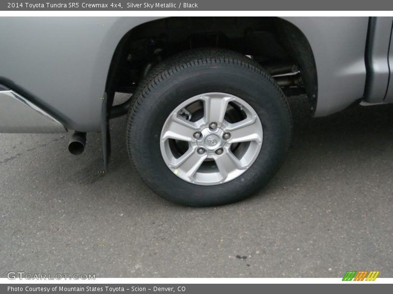 Silver Sky Metallic / Black 2014 Toyota Tundra SR5 Crewmax 4x4
