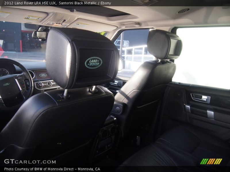 Santorini Black Metallic / Ebony 2012 Land Rover LR4 HSE LUX