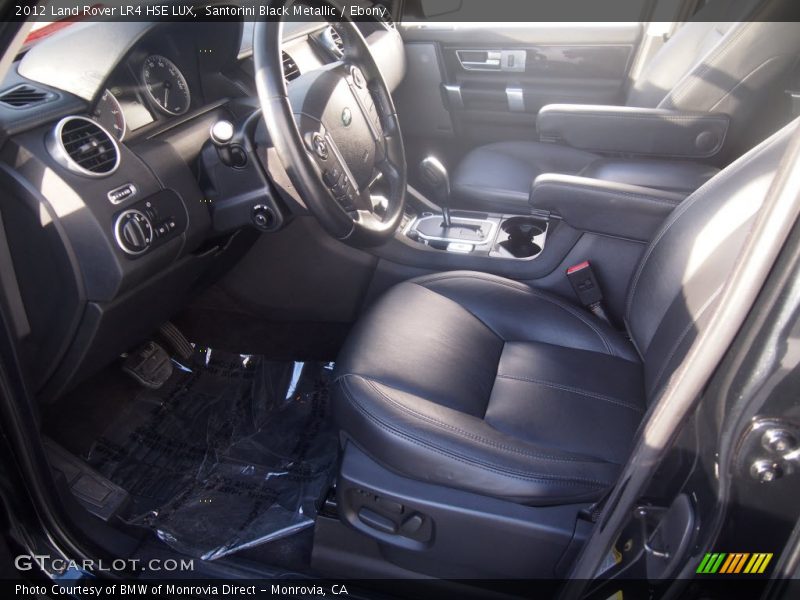 Santorini Black Metallic / Ebony 2012 Land Rover LR4 HSE LUX