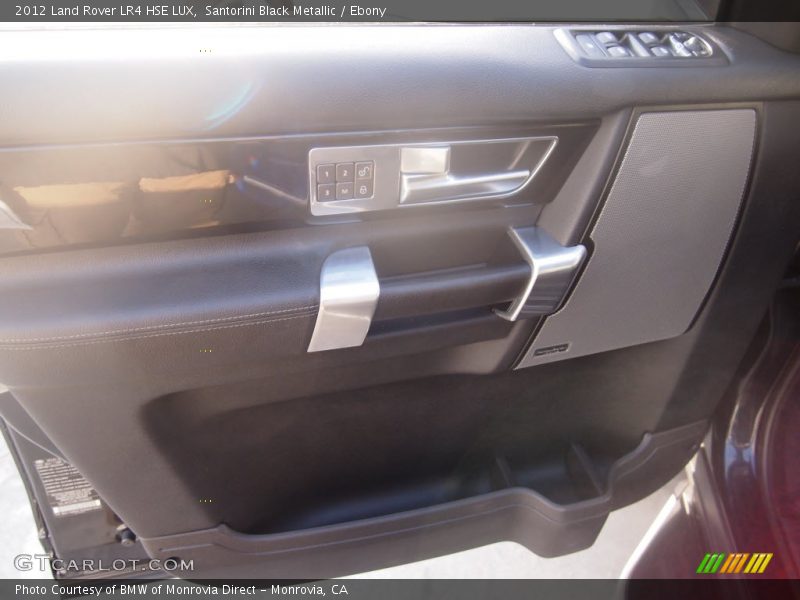 Santorini Black Metallic / Ebony 2012 Land Rover LR4 HSE LUX