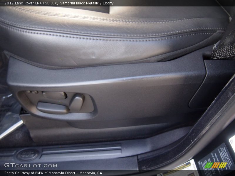 Santorini Black Metallic / Ebony 2012 Land Rover LR4 HSE LUX