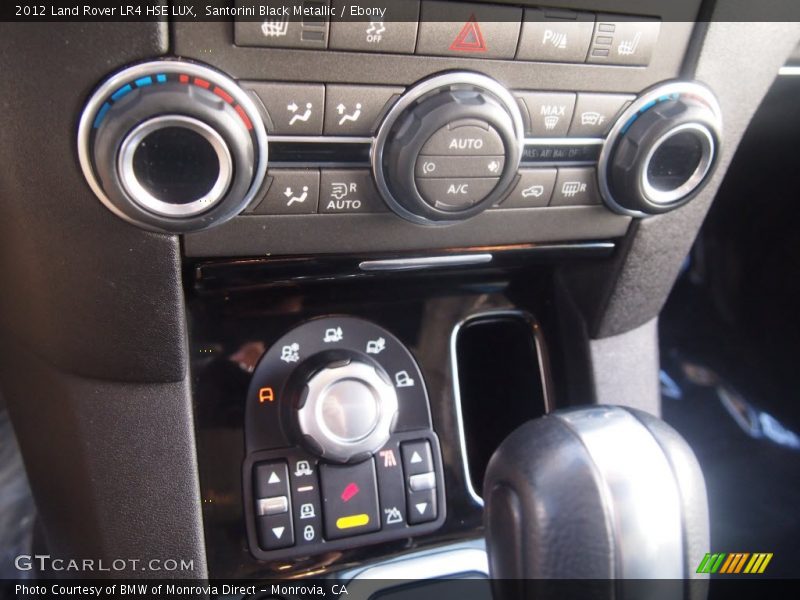 Santorini Black Metallic / Ebony 2012 Land Rover LR4 HSE LUX