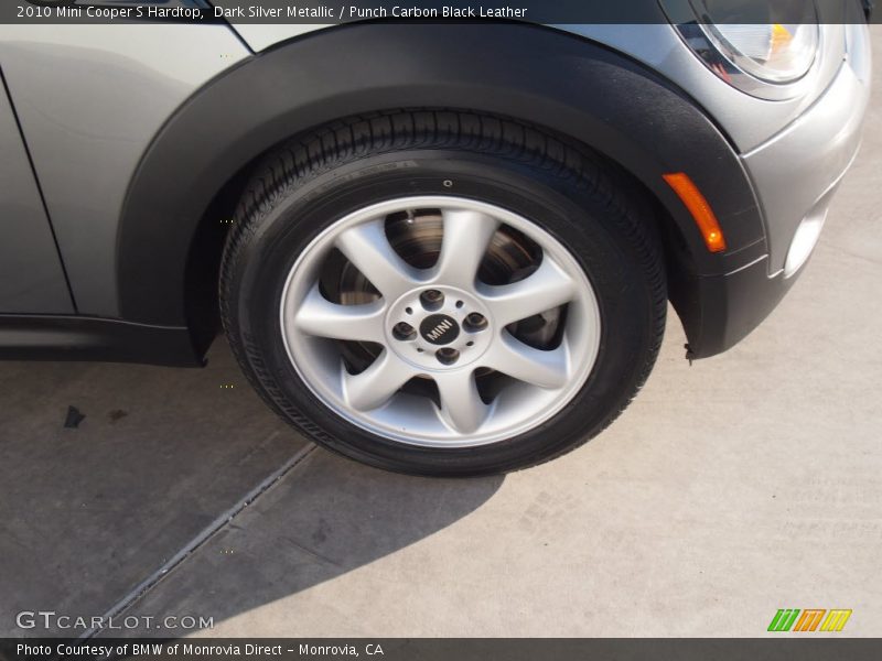 Dark Silver Metallic / Punch Carbon Black Leather 2010 Mini Cooper S Hardtop