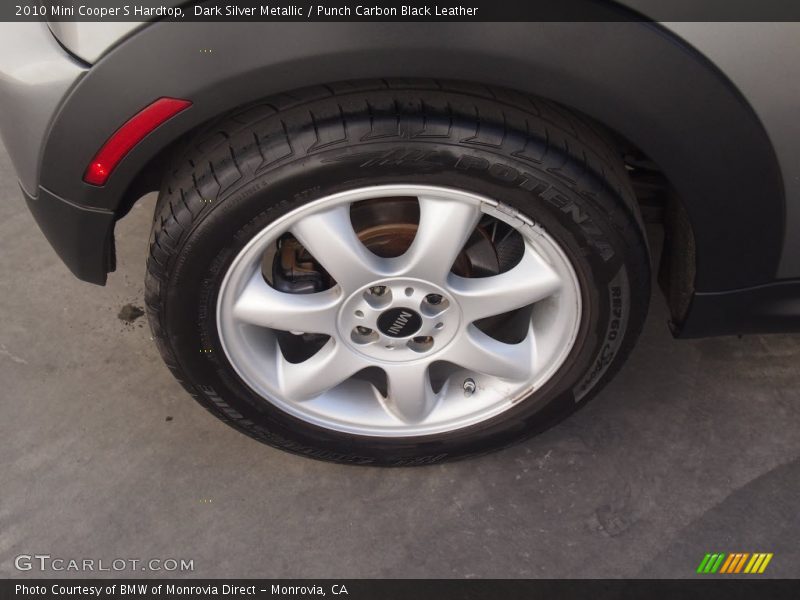 Dark Silver Metallic / Punch Carbon Black Leather 2010 Mini Cooper S Hardtop