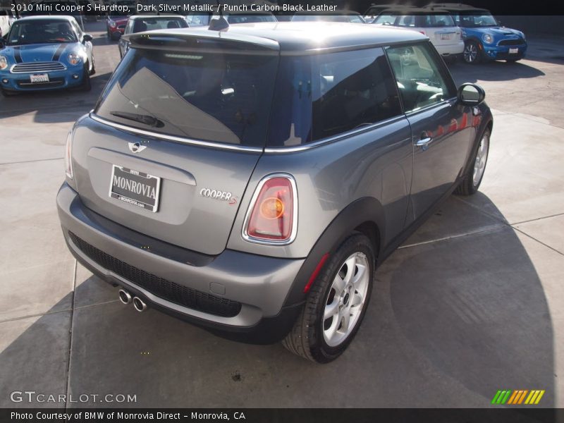Dark Silver Metallic / Punch Carbon Black Leather 2010 Mini Cooper S Hardtop