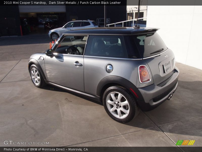Dark Silver Metallic / Punch Carbon Black Leather 2010 Mini Cooper S Hardtop