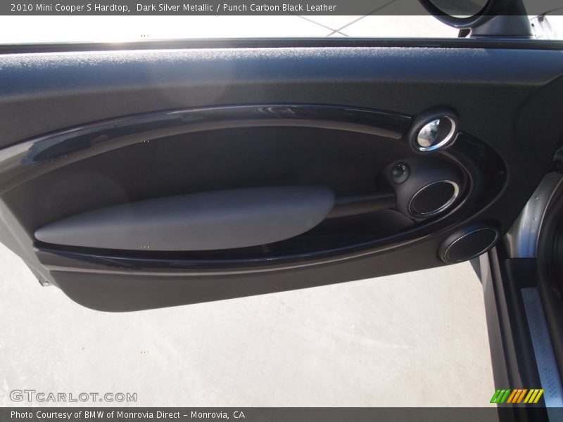 Dark Silver Metallic / Punch Carbon Black Leather 2010 Mini Cooper S Hardtop