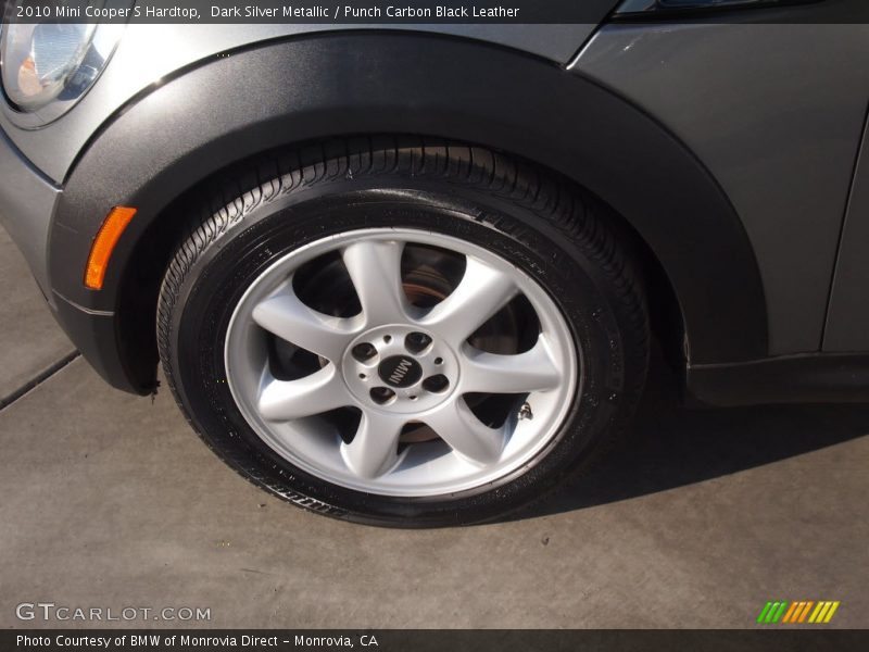 Dark Silver Metallic / Punch Carbon Black Leather 2010 Mini Cooper S Hardtop
