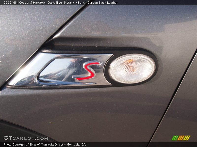 Dark Silver Metallic / Punch Carbon Black Leather 2010 Mini Cooper S Hardtop