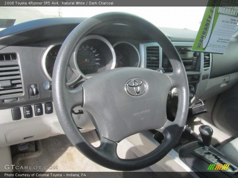 Natural White / Dark Charcoal 2008 Toyota 4Runner SR5 4x4