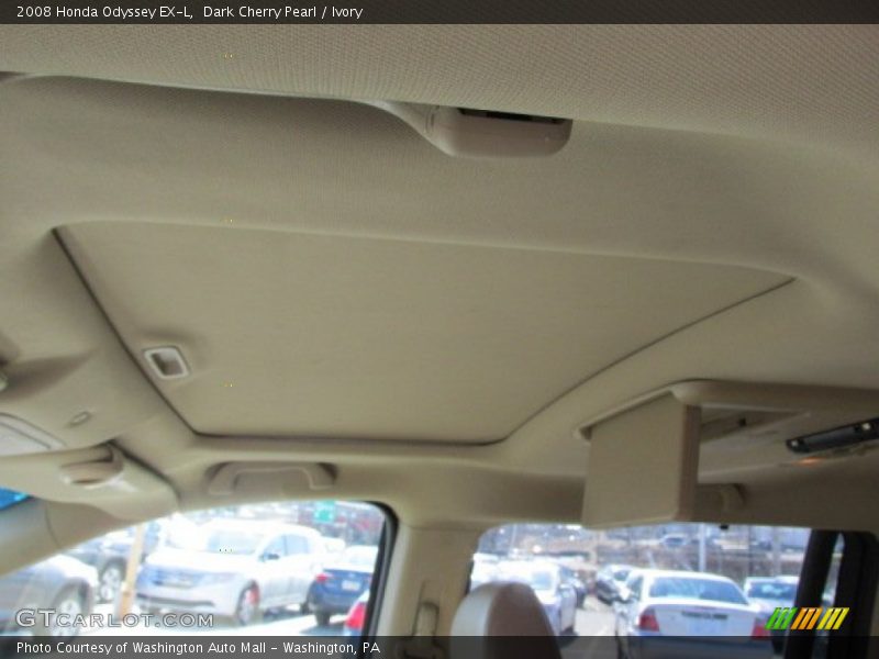 Dark Cherry Pearl / Ivory 2008 Honda Odyssey EX-L