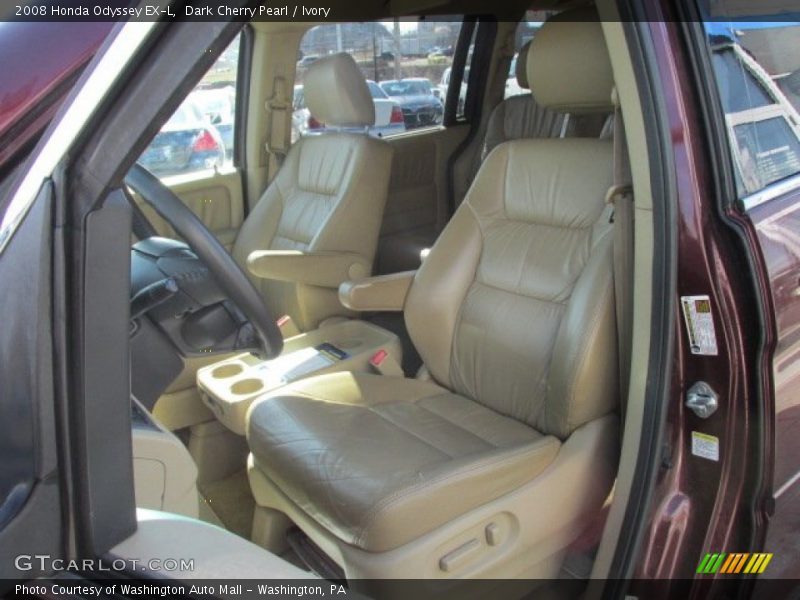Dark Cherry Pearl / Ivory 2008 Honda Odyssey EX-L