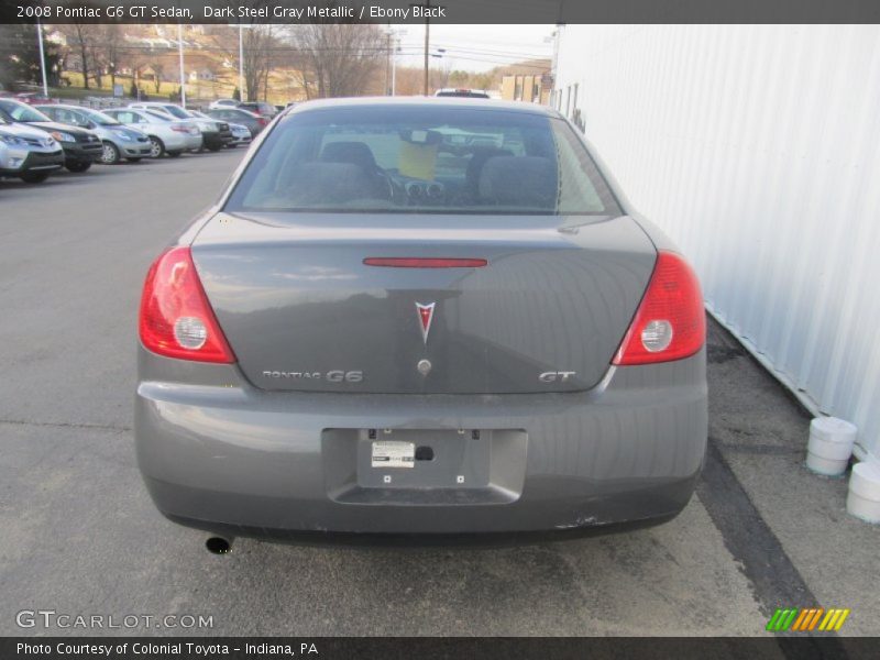 Dark Steel Gray Metallic / Ebony Black 2008 Pontiac G6 GT Sedan