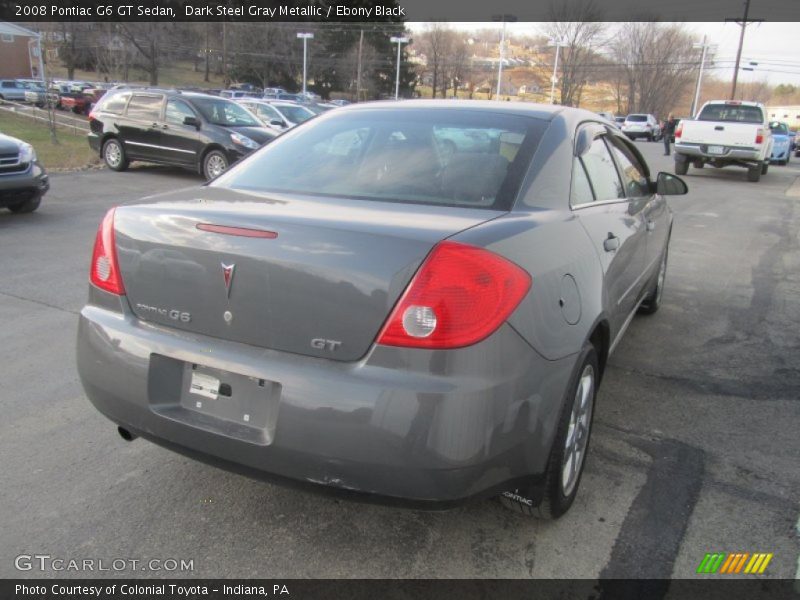 Dark Steel Gray Metallic / Ebony Black 2008 Pontiac G6 GT Sedan