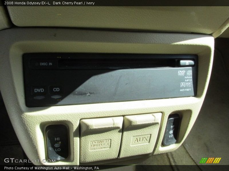 Dark Cherry Pearl / Ivory 2008 Honda Odyssey EX-L