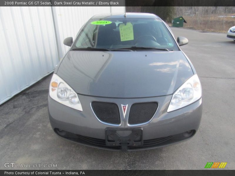 Dark Steel Gray Metallic / Ebony Black 2008 Pontiac G6 GT Sedan