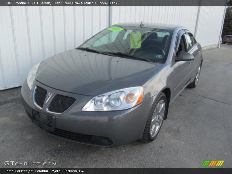 Dark Steel Gray Metallic / Ebony Black 2008 Pontiac G6 GT Sedan