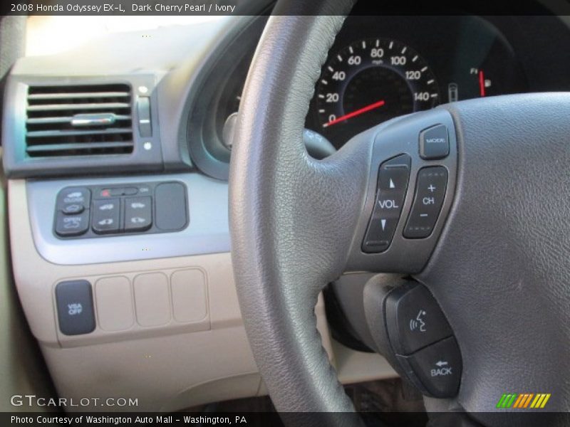 Dark Cherry Pearl / Ivory 2008 Honda Odyssey EX-L