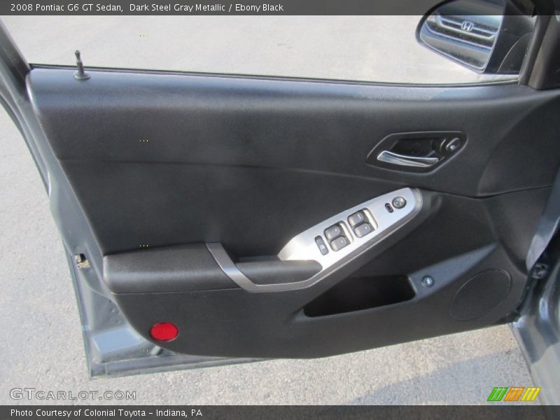Dark Steel Gray Metallic / Ebony Black 2008 Pontiac G6 GT Sedan