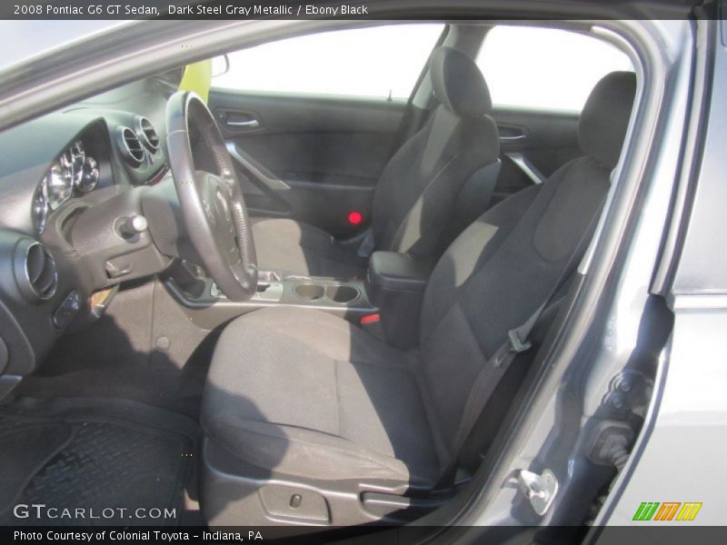 Dark Steel Gray Metallic / Ebony Black 2008 Pontiac G6 GT Sedan