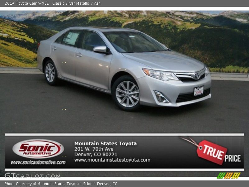 Classic Silver Metallic / Ash 2014 Toyota Camry XLE