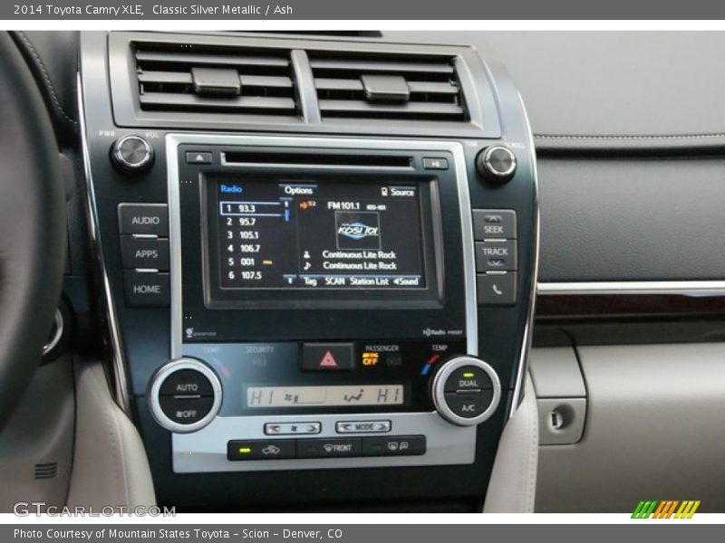Classic Silver Metallic / Ash 2014 Toyota Camry XLE