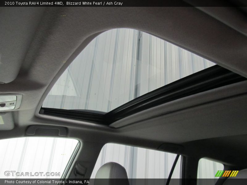 Blizzard White Pearl / Ash Gray 2010 Toyota RAV4 Limited 4WD