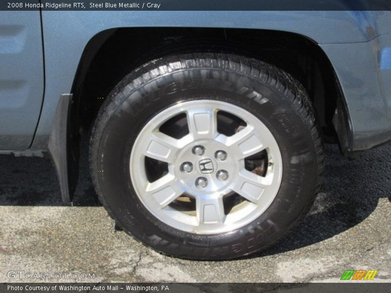 Steel Blue Metallic / Gray 2008 Honda Ridgeline RTS
